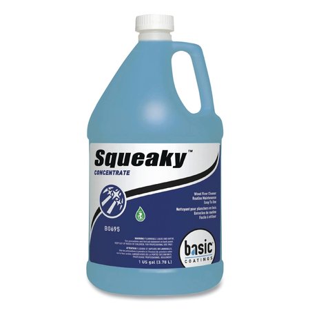 BETCO Squeaky Concentrate Floor Cleaner, Characteristic Scent, 1 gal Bottle, 4PK B06950412